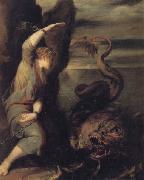 ESCALANTE, Juan Antonio Frias y Andromeda and the Monster oil painting